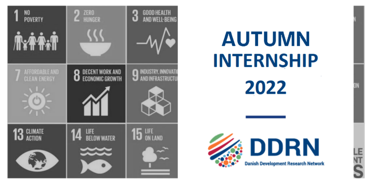 Apply now: University Student Internship with DDRN.dk – Autumn 2022