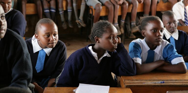 Girls drop out of school because of menstruation